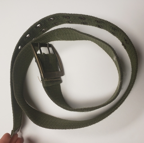 Military Army Green Cami Webbing Belt - Picture 1 of 5